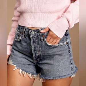 AGOLDE Parker Denim Shorts - 28